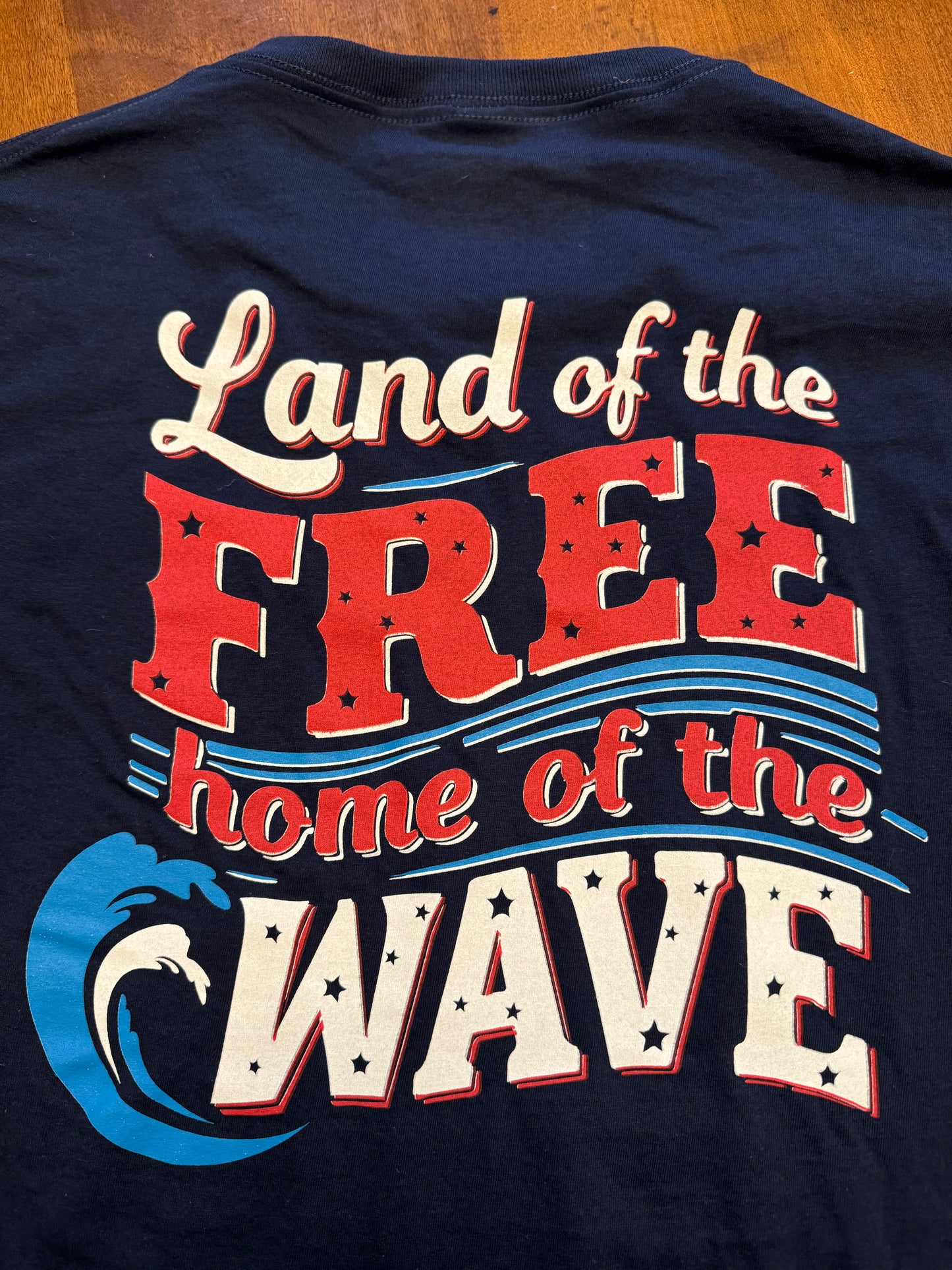 Home of the Wave Navy Blue T-Shirt